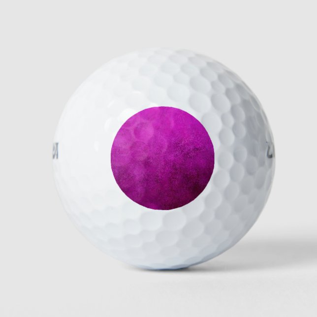 Purple Texture Golf Balls (Front)