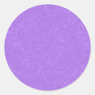 Purple textured surface with swirling pattern classic round sticker