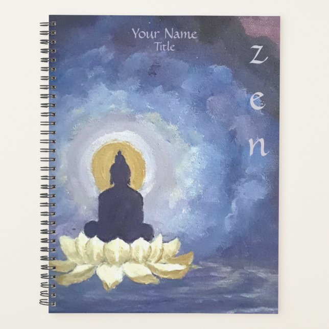 Purple Thai Buddha Planner (Front)