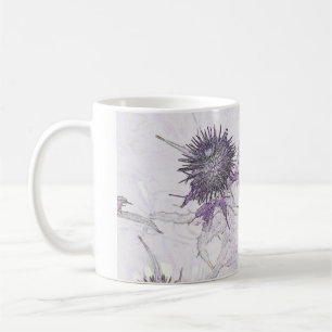 Purple thistle ... mug