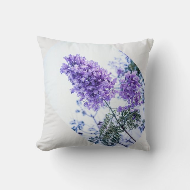 Purple Throw Pillow (Front)