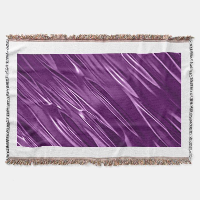 Purple throw with matching pillows available. (Front)