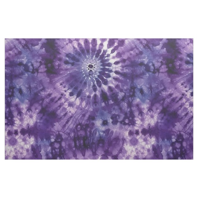 Purple Tie Dye Fabric (Yard)