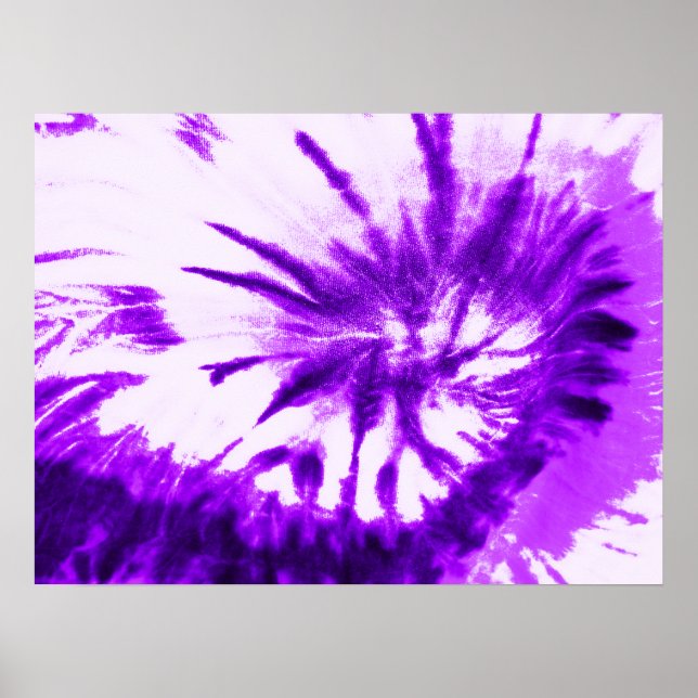 Purple Tie Dye Poster (Front)