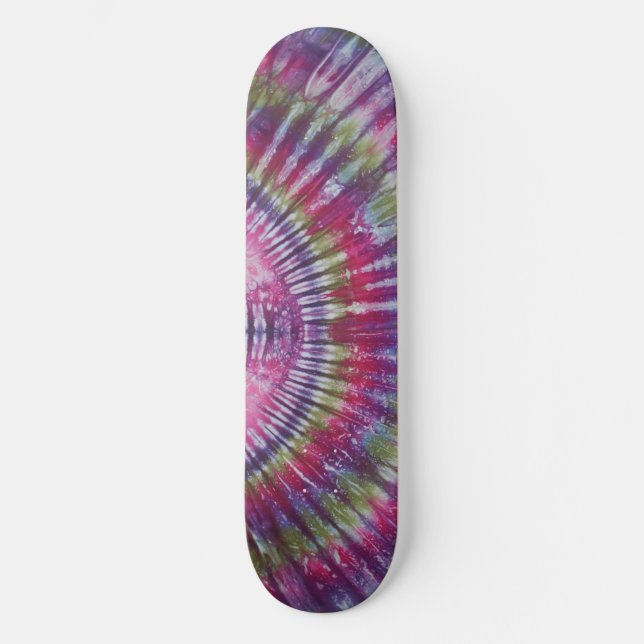 Purple Tie Dye Skateboard (Front)