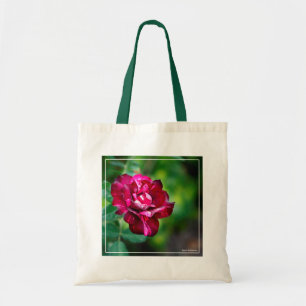 Purple Tiger Rose Tote Bag