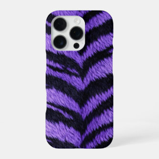 purple tiger skin texture iPhone 16 pro case