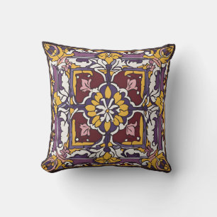 Purple Tile  Cushion