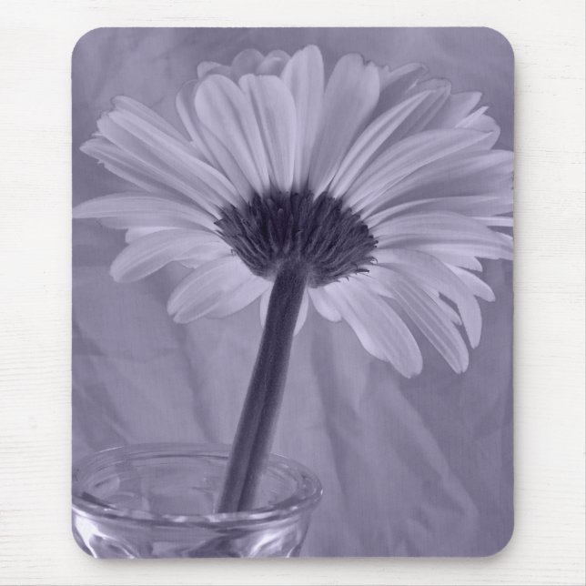 Purple Tinted Daisy Mouse Pad (Front)