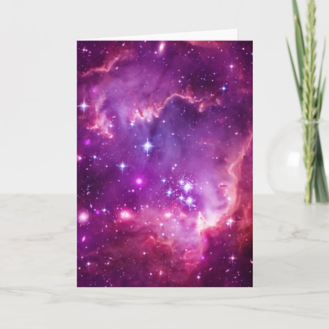 Purple Tinted Small Magellanic Cloud Card (Front)