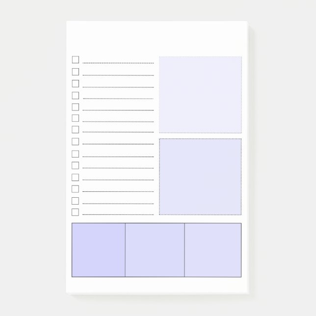 Purple to do list Post-it® Notes (Front)