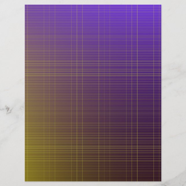 Purple to Gold Pattern Background Flyer (Front)