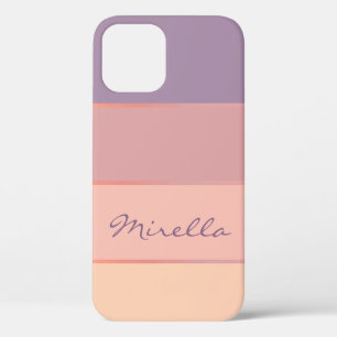 Purple to Yellow Colour Combination Gradient iPhone 12 Case