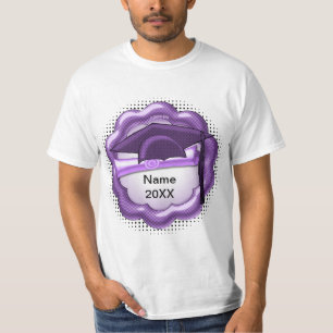 Purple Tone Grad Cap custom  T-Shirt
