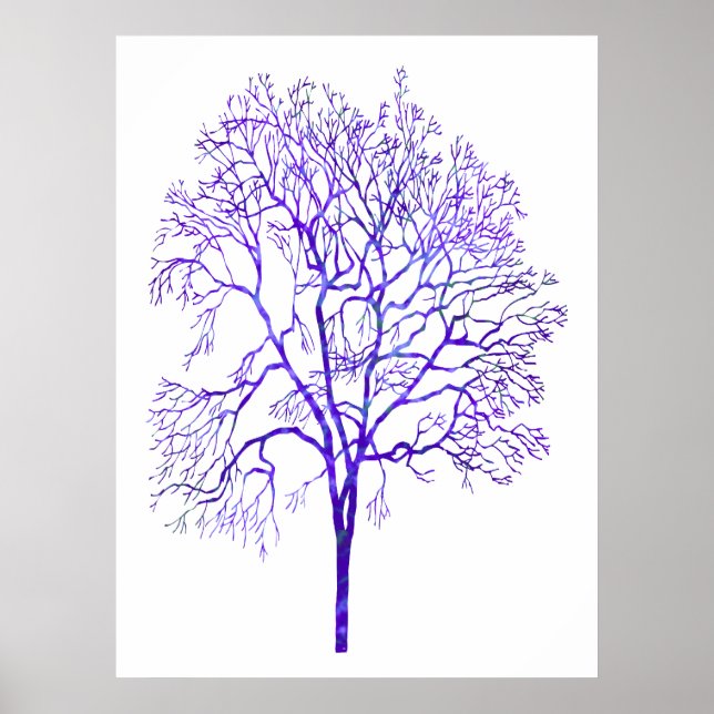 Purple Tree Poster (Front)