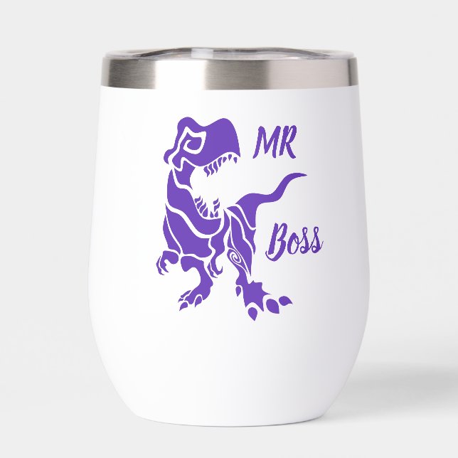 Purple Trex the Boss Dino (Back)