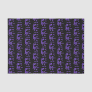 Purple Trex the Boss Dino Tissue Paper