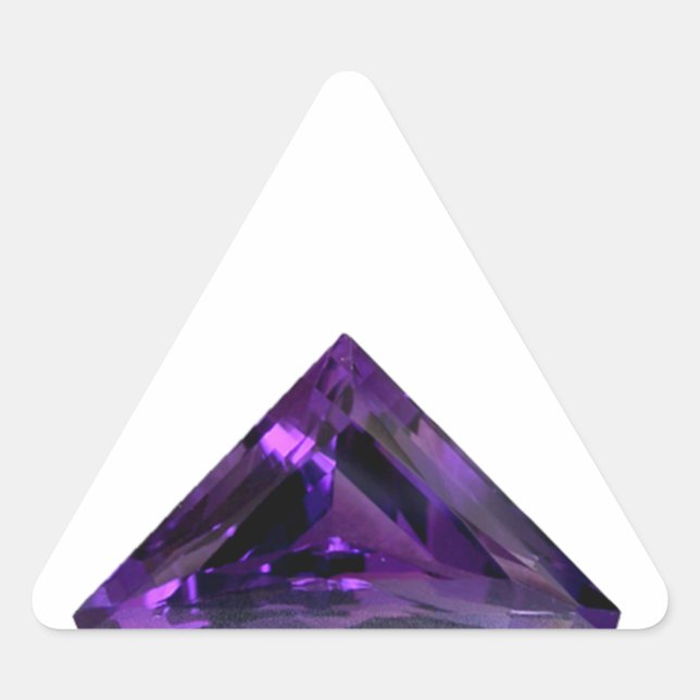 Purple Triangle Sticker (Front)