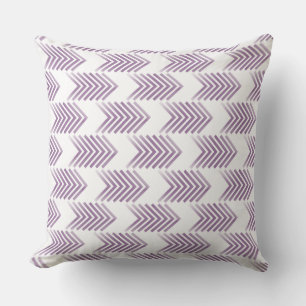 Purple Tribal Arrow Pattern Cushion