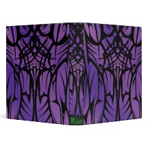 Purple Tribal School Binder