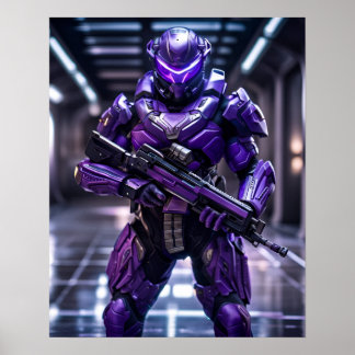 Purple Trooper Poster