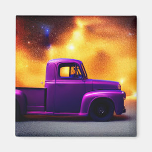 Purple Truck Magnet