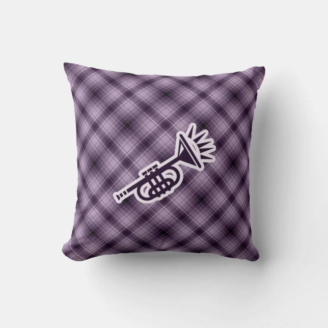 Purple Trumpet Cushion (Front)