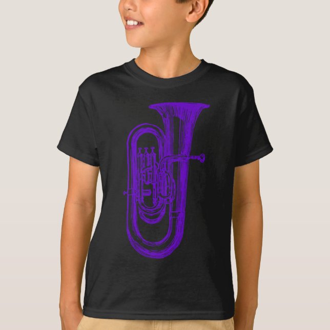 Purple Tuba T-Shirt (Front)