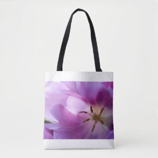 Purple Tulip Tote Bag