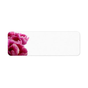 Purple Tulips Avery Return Address Labels