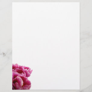 Purple Tulips Letterhead