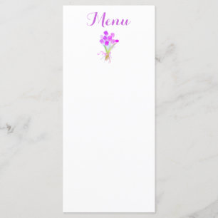 Purple Tulips - Menu