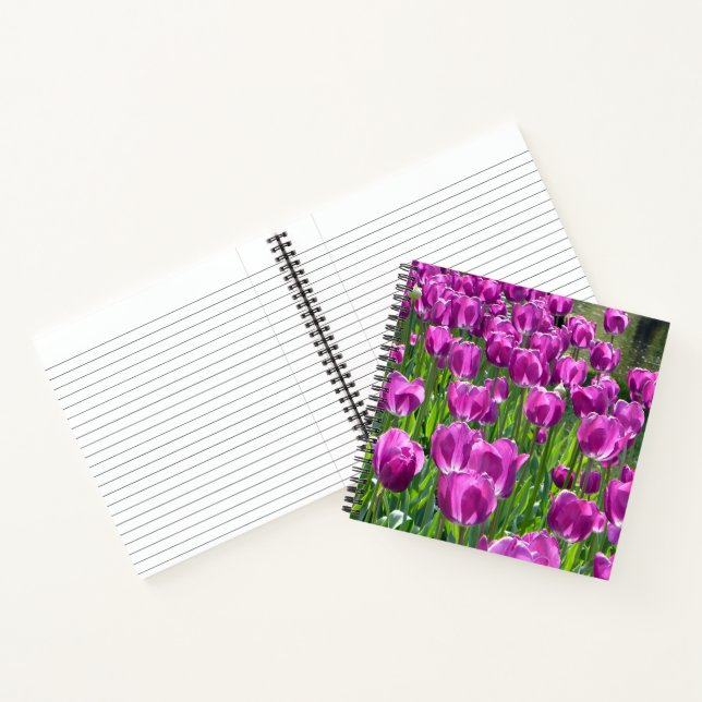 Purple Tulips Notebook (Inside)