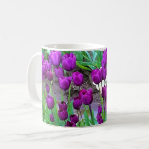 Purple Tulips, Oregon Coffee Mug