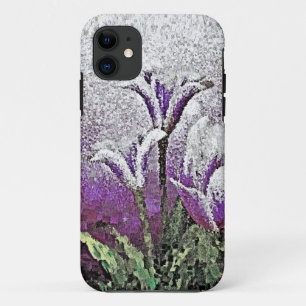 Purple Tulips - Painting Art iPhone Case