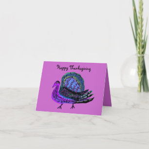 Purple Turkey Diva Cards