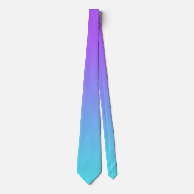 Purple & Turquoise Tie (Front)