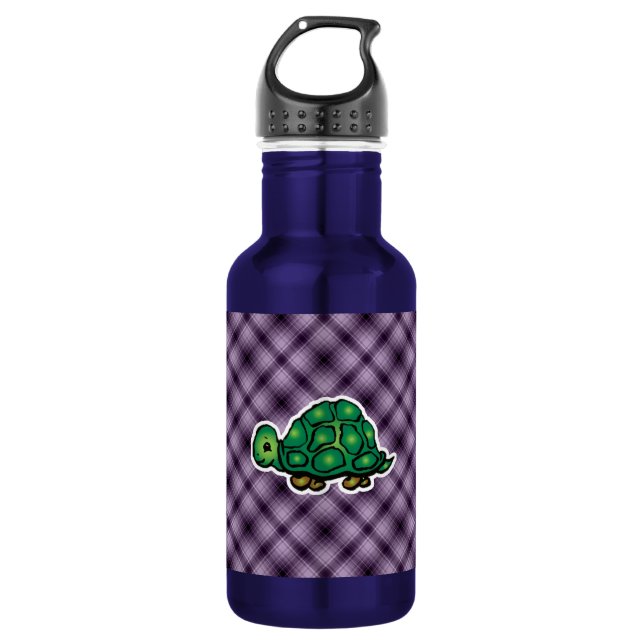 Purple Turtle 532 Ml Water Bottle (Front)