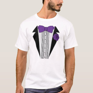 Purple Tuxedo Shirt
