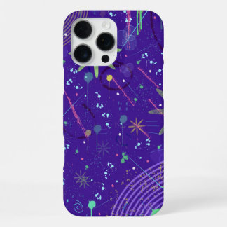 Purple Twilight Party iPhone 16 Pro Max Case