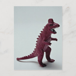 Purple Tyrannosaurus Rex Postcard