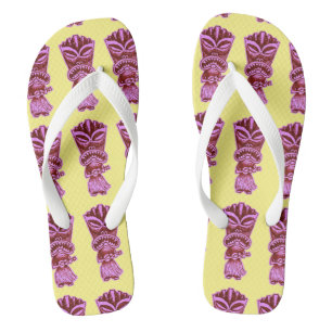 Purple Uke Tiki Thongs