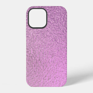 Purple ultra violet foil paper texture background. iPhone 12 case
