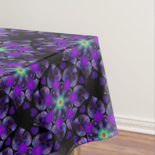 Purple umbrella & hearts .7 tablecloth