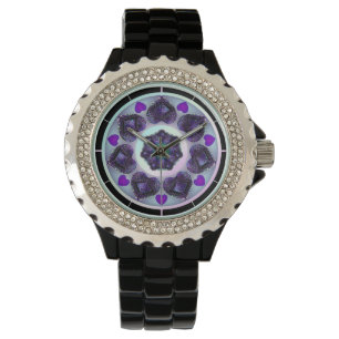 Purple umbrella & hearts .7 watch