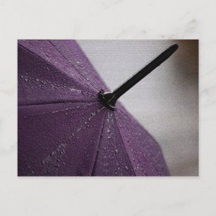 Purple Umbrella Postcard