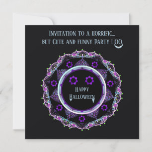 purple Unbrella & Hearts.7 Invitation