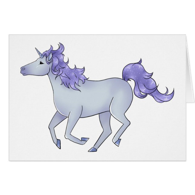 Purple Unicorn (Front Horizontal)