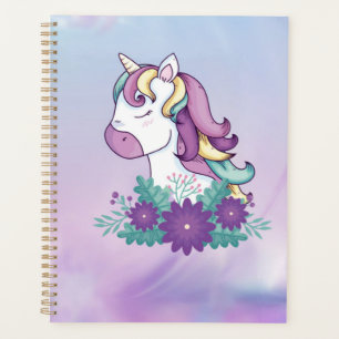 Purple Unicorn Children Planner