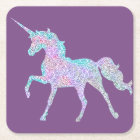 Purple Unicorn Coaster